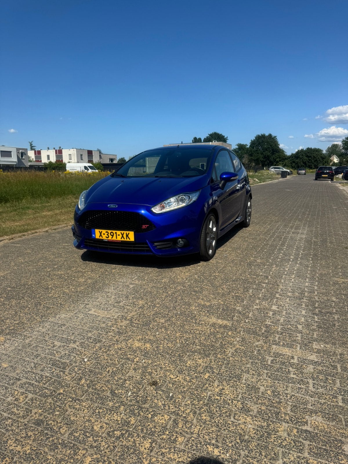 Ford Fiësta ST 1.6 192pk 3DR 2014 Blauw, Voorwielaandrijving, 1596 cc, 1063 kg, Navigatiesysteem