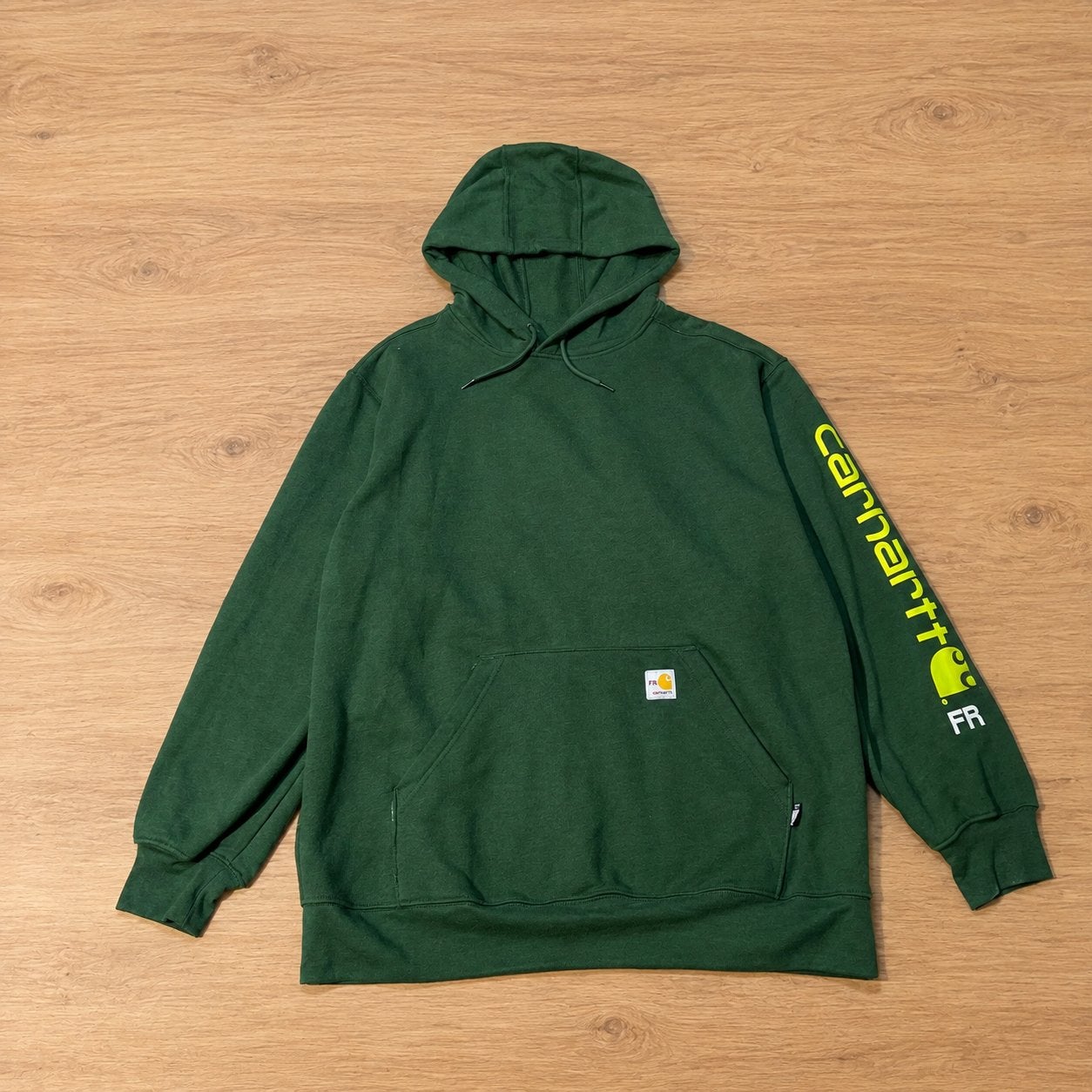 Carhartt Hoodie Fire Resistance Groen Nieuw XL, Vintagie, Haulerwijk, Ophalen of Verzenden, Info@vintagie.nl