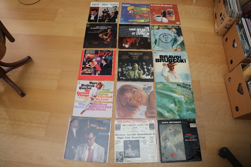 15 Lp's Dave Brubeck, Gebruikt, Inclusief binnenhoes, Ophalen of Verzenden, 12 inch