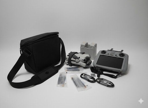 DJI Mini 4 Pro Fly More Combo + ND filters, Audio, Tv en Foto, Drones, 30 tot 45 minuten, Cameradrone, Zo goed als nieuw, DJI