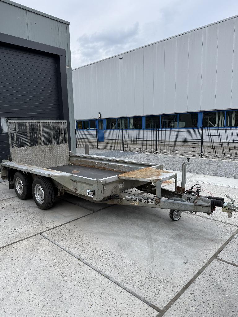 ifor williams machinetransporter GX105 245x127cm  2700KG., Ophalen, Gebruikt, Ifor williams, Ifor williams