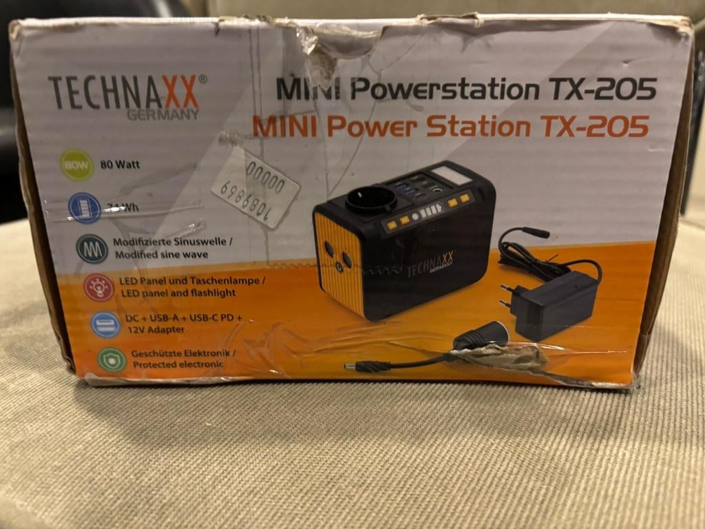 Technaxx mini powerstation TX-205, Ophalen, Zo goed als nieuw