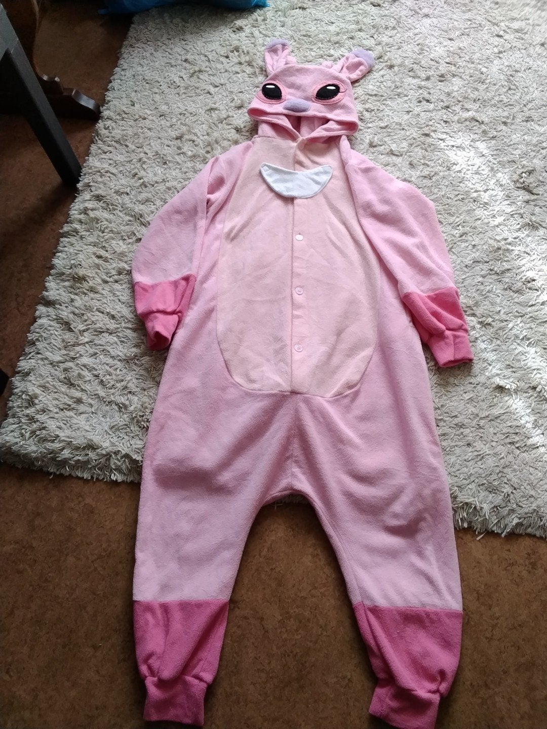 Roze Stitch Onesie - Maat S, Ophalen of Verzenden, Zo goed als nieuw, ZKomol, Meisje