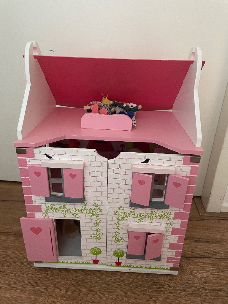 Janod – Poppenhuis Modemoiselle, Ophalen, Gebruikt, Poppenhuis