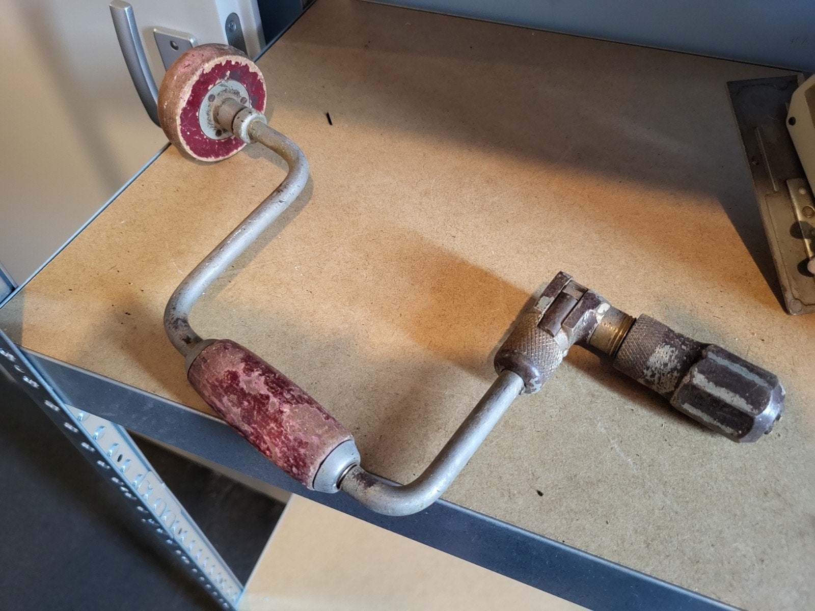 Vintage handboor - Boorzwengel, Antiek en Kunst, Antiek | Gereedschap en Instrumenten, Ophalen