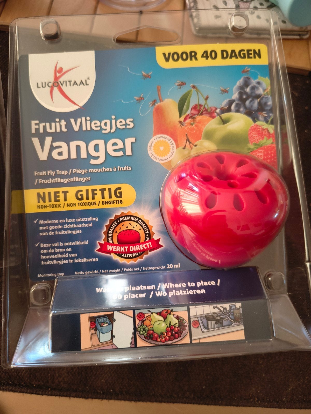2x Lucovitaal Fruitvliegjesvangers, Ophalen of Verzenden, Nieuw