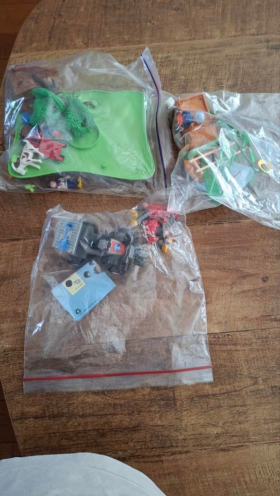 3 complete Playmobil sets met boekjes, Ophalen of Verzenden