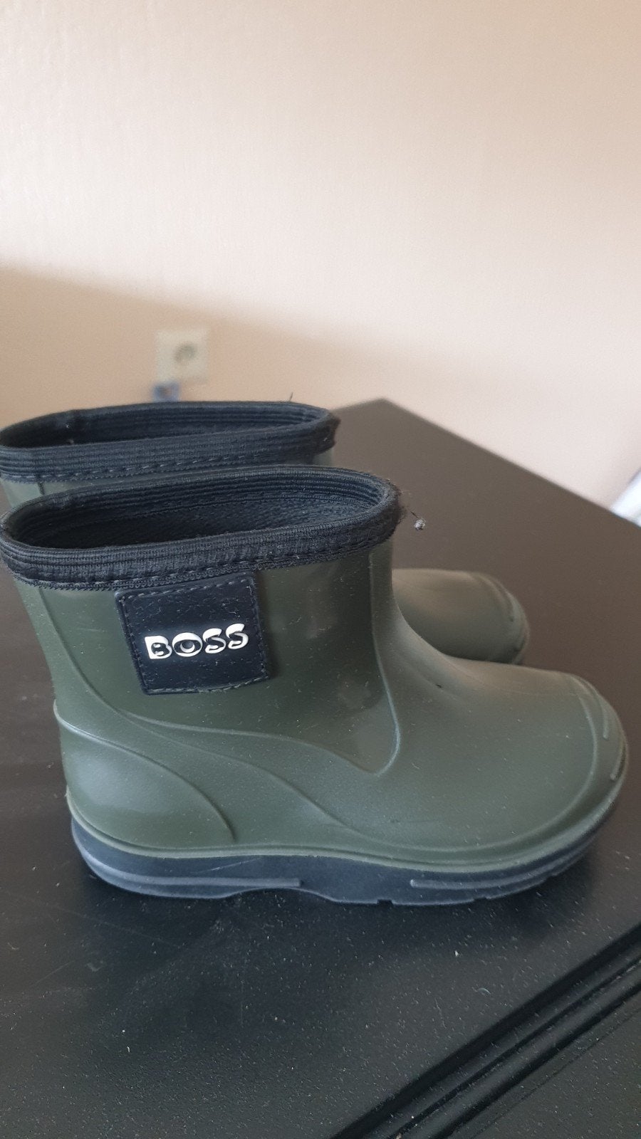 BOSS Kinder Regenlaarzen - Groen, Ophalen of Verzenden, Nieuw, BOSS, Jongen of Meisje