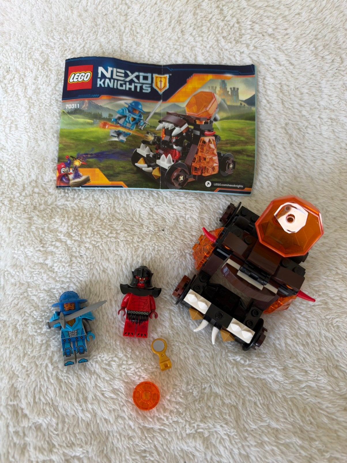 Lego Nexo Knights 70311, Overige thema's, Lego, Ophalen of Verzenden, Zo goed als nieuw