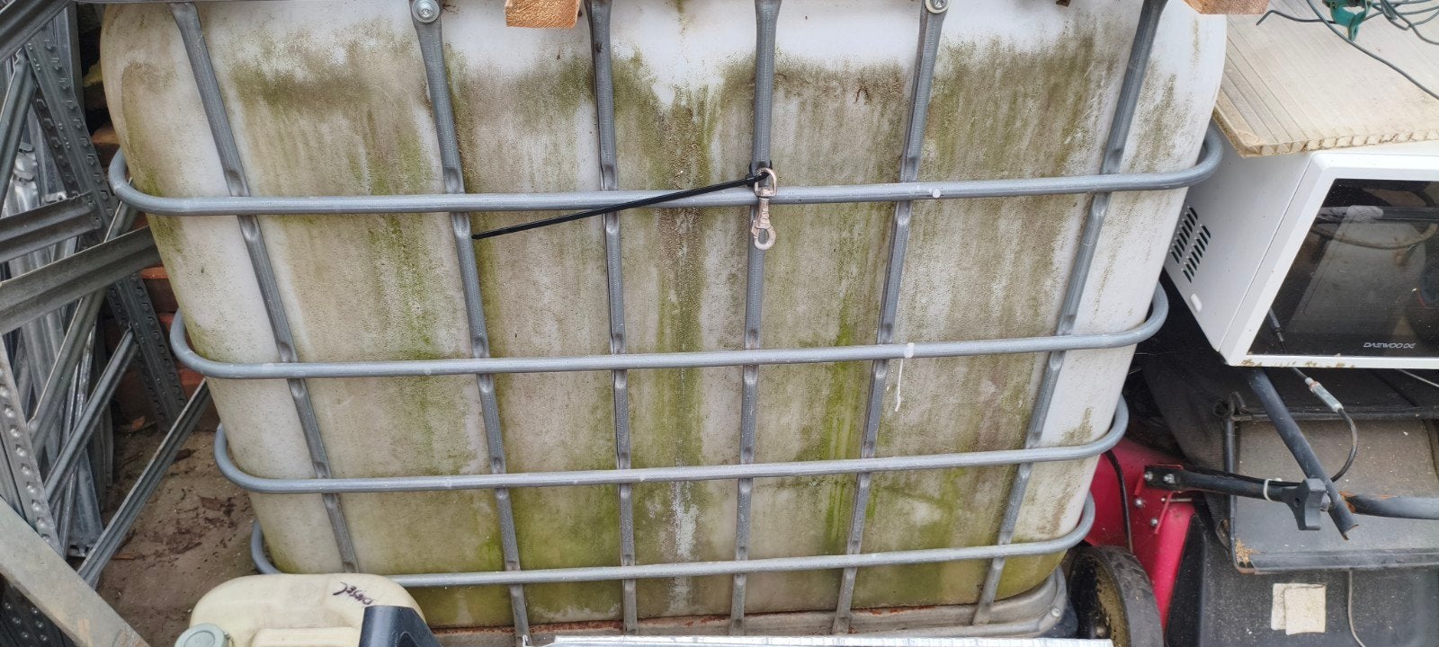 Ibc 1000l, Ophalen, Zo goed als nieuw