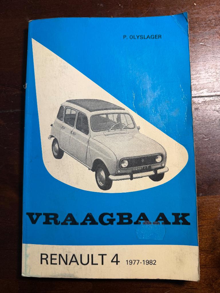 Vraagbaak Renault 4, Ophalen of Verzenden