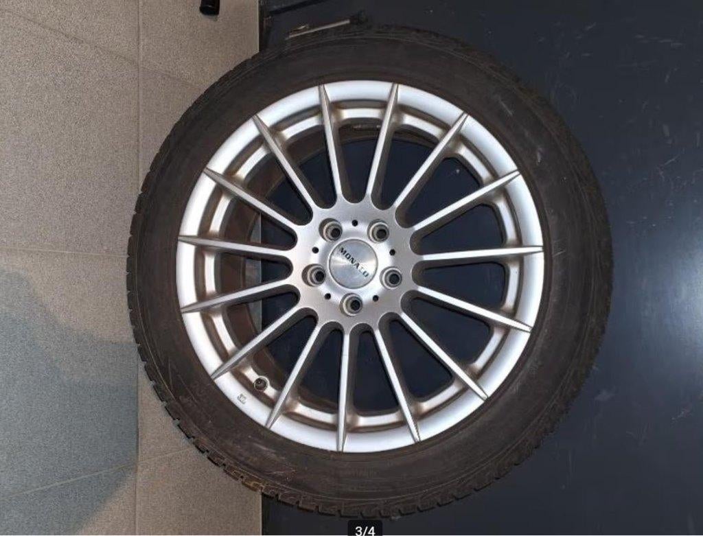 Winterbanden op velg (Monaco), Ophalen, Gebruikt
