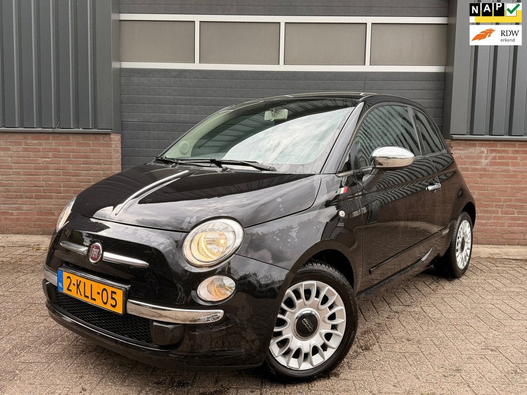 Fiat 500 1.0 TwinAir Easy, Auto's, Fiat, Euro 5, Stof, Gebruikt, Zwart
