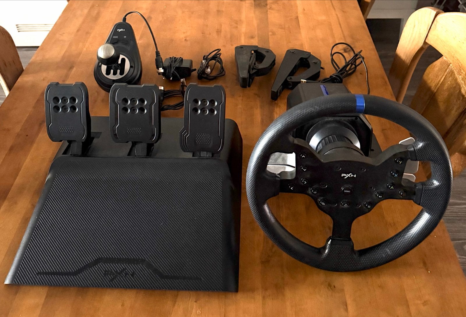 PXN V99 Racestuur met pedalen en shifter, Ophalen, Racestuur, Force feedback, Overige merken