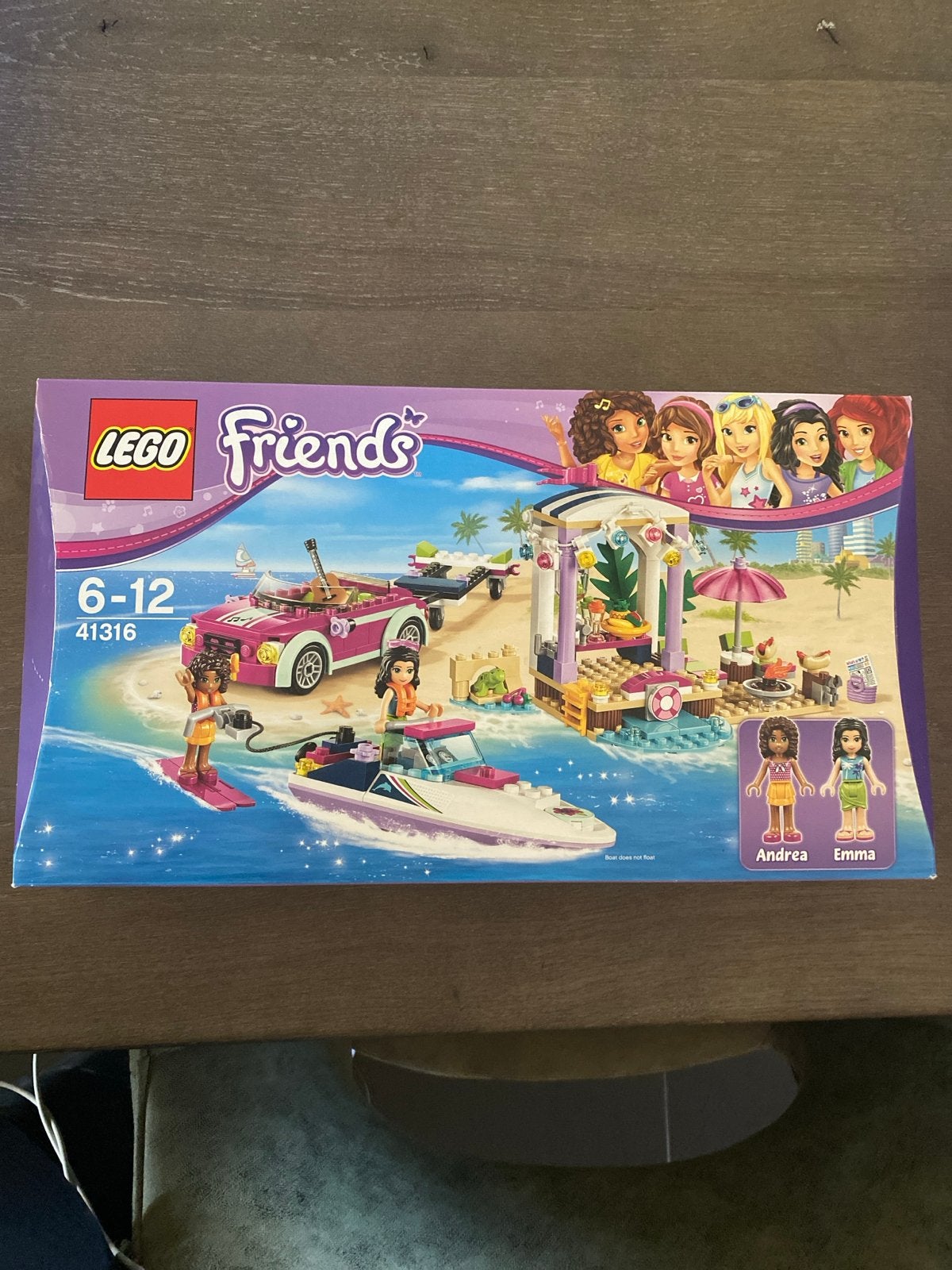 Lego Friends 41316 Andrea's Speedboot Transporter, Ophalen of Verzenden, Zo goed als nieuw