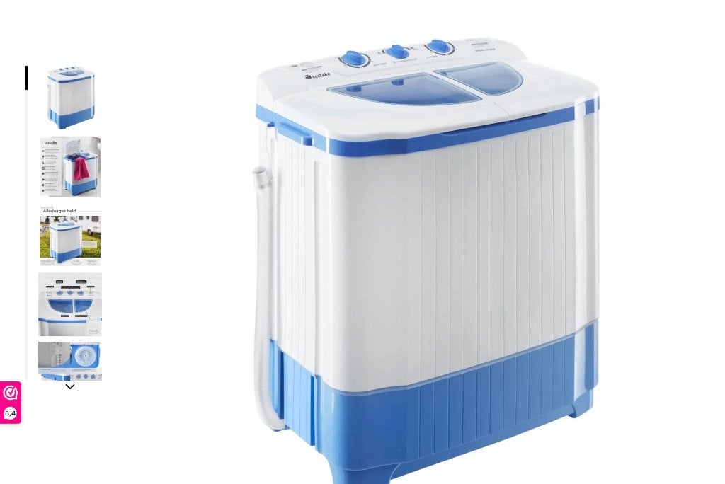 Wasmachine met centrifuge, Witgoed en Apparatuur, Ophalen, Minder dan 85 cm, 4 tot 6 kg, Bovenlader