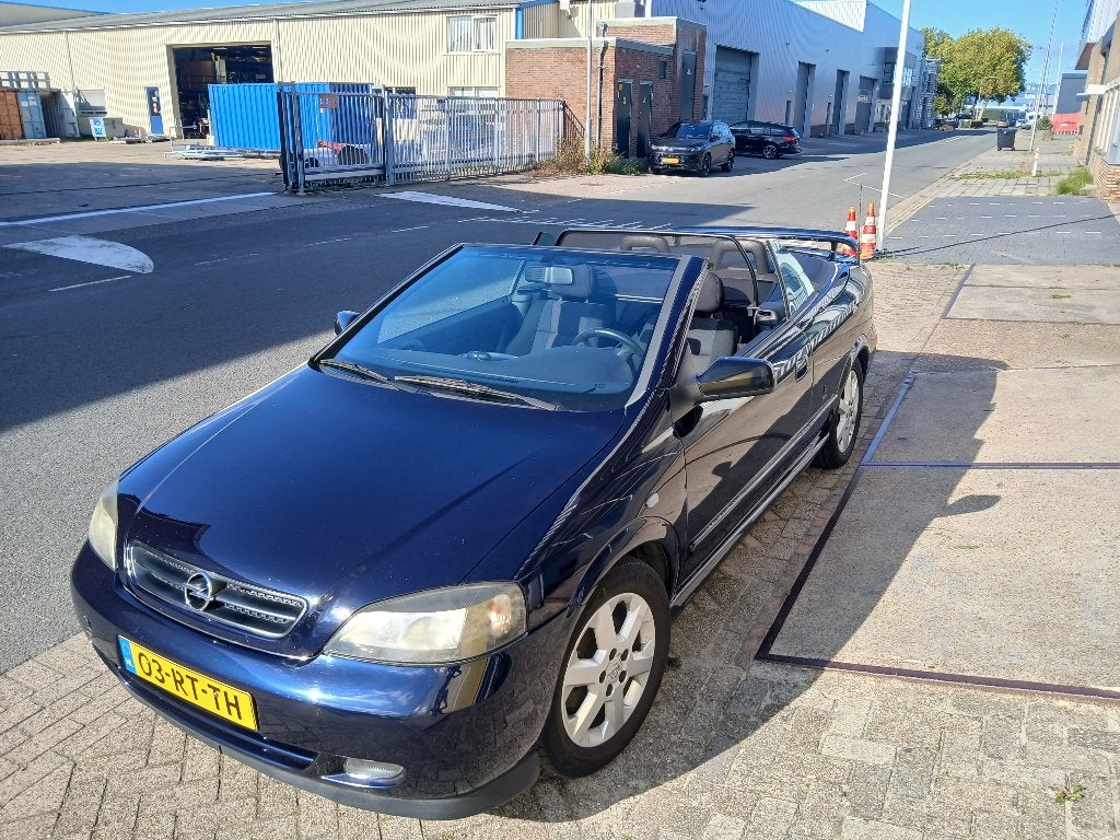 Opel astra cabrio 1.8 16v onderdelen, Auto diversen, Cabriolet, Blauw, Ophalen of Verzenden, Benzine