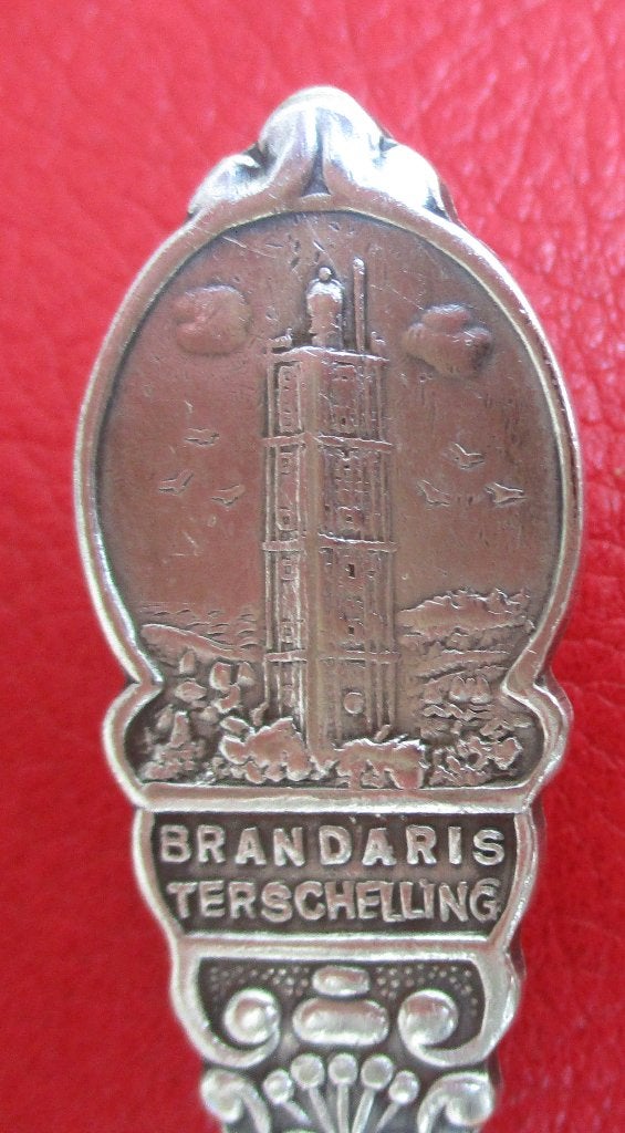 verzilverde theelepel Brandaris Terschelling E Sola 90, Ophalen of Verzenden, Metaal, Bestek, Verzilverd