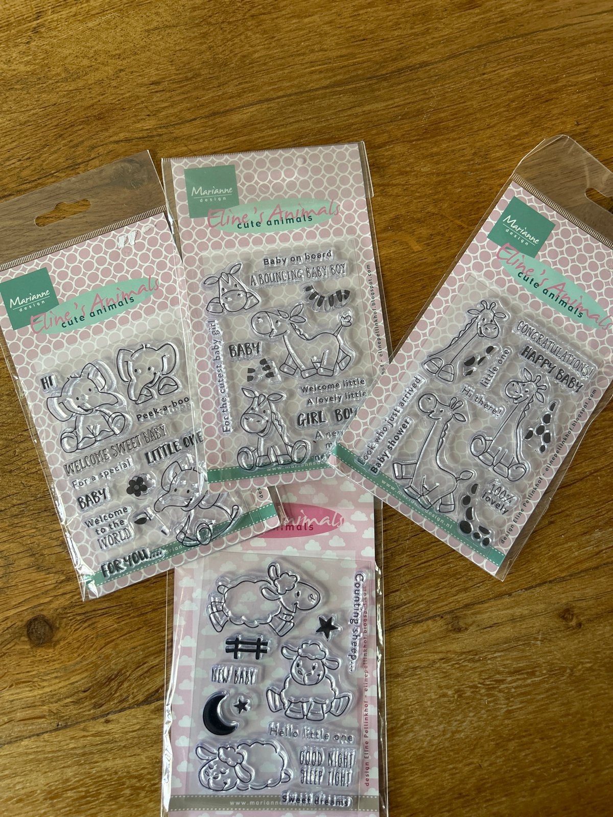 Marianne Design Eline's Animals Clearstamps Baby, Ophalen of Verzenden, Nieuw, Clearstamp
