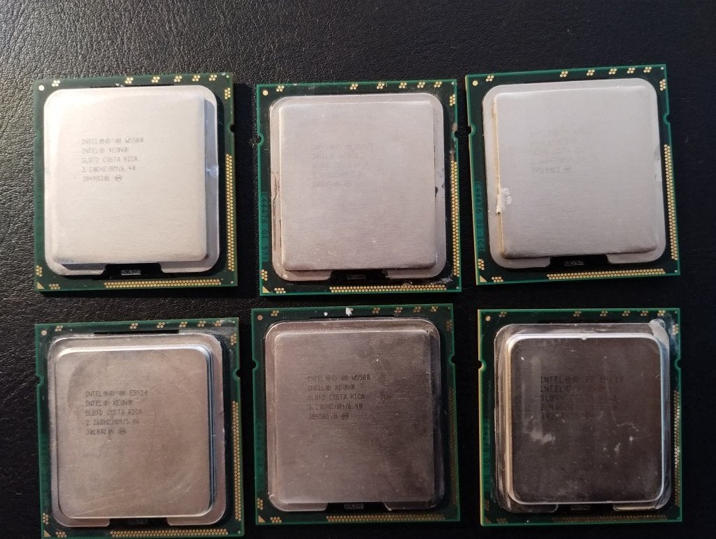 Processors LGA 1366 xeons, Computers en Software, Processors, Ophalen of Verzenden, Gebruikt, Intel Xeon, 2 tot 3 Ghz
