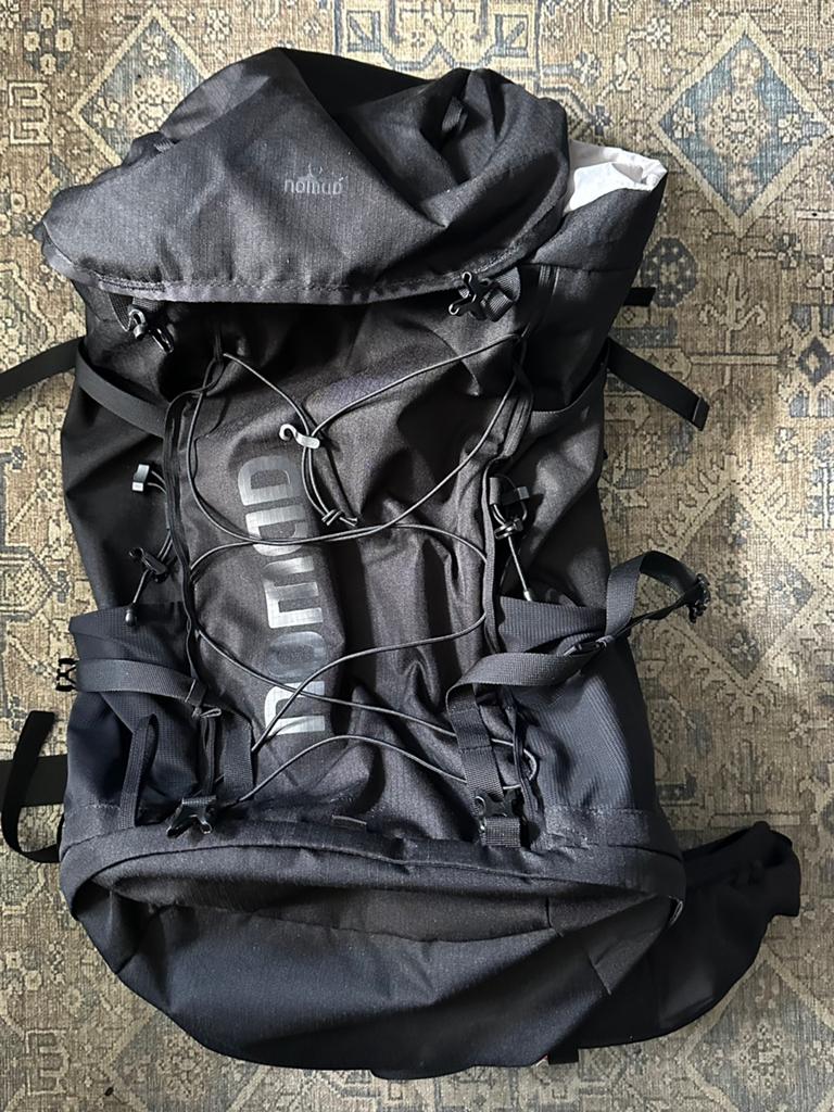 Nomad Arran 55L backpack, Ophalen of Verzenden, Zo goed als nieuw, Zwart, 30 cm of meer