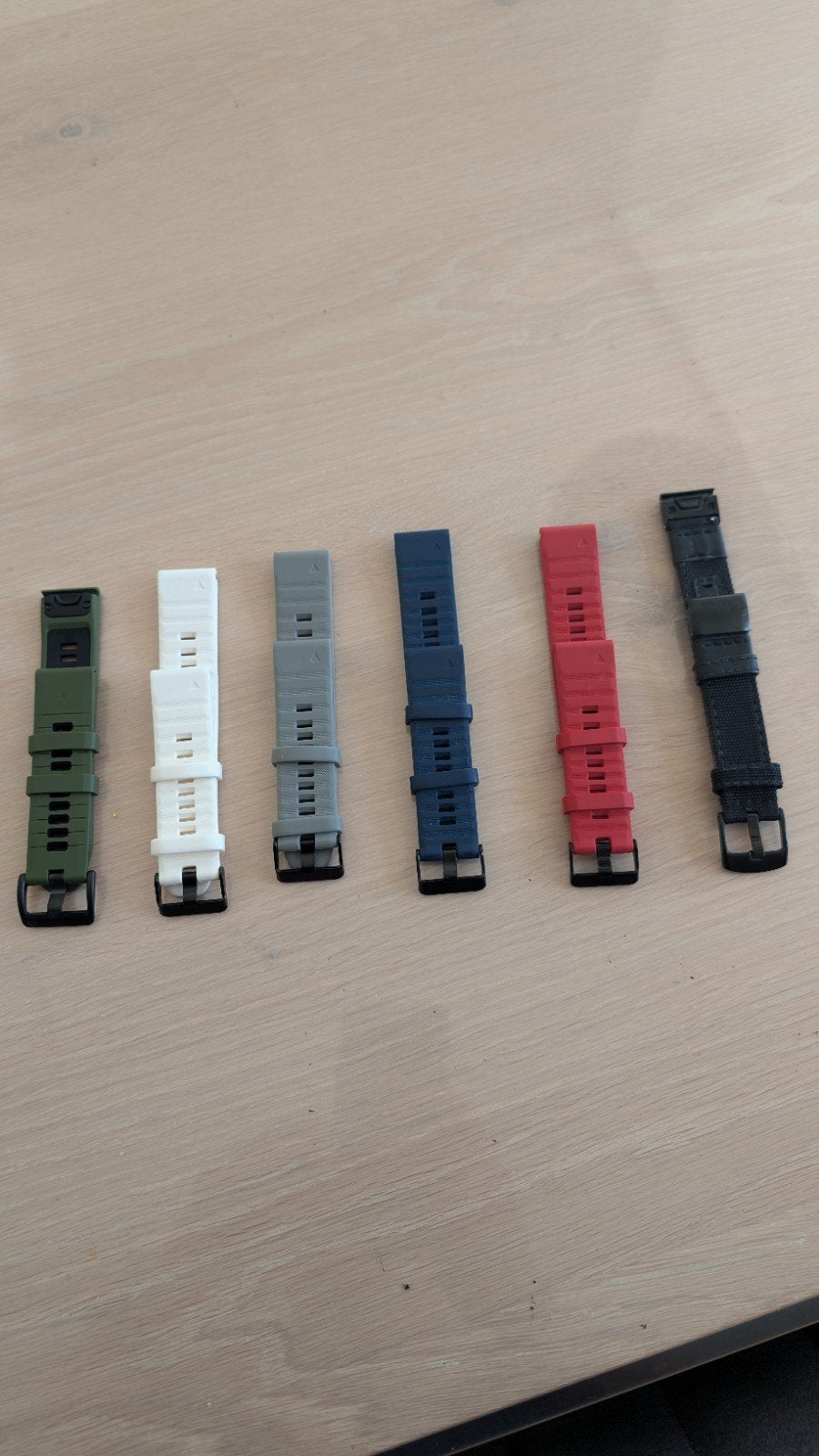 Garmin 22 mm horlogebandjes - Diverse kleuren, Ophalen of Verzenden, Gebruikt, Blauw, Garmin