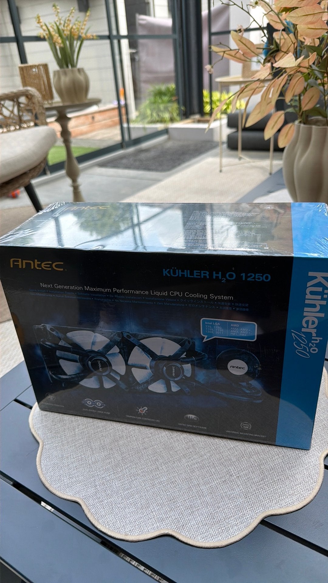 Antec H2O 1250 liquid CPU cooler nieuw in doos geseald, Computers en Software, Computerkoelers, Ophalen of Verzenden, Nieuw, Luchtkoeling