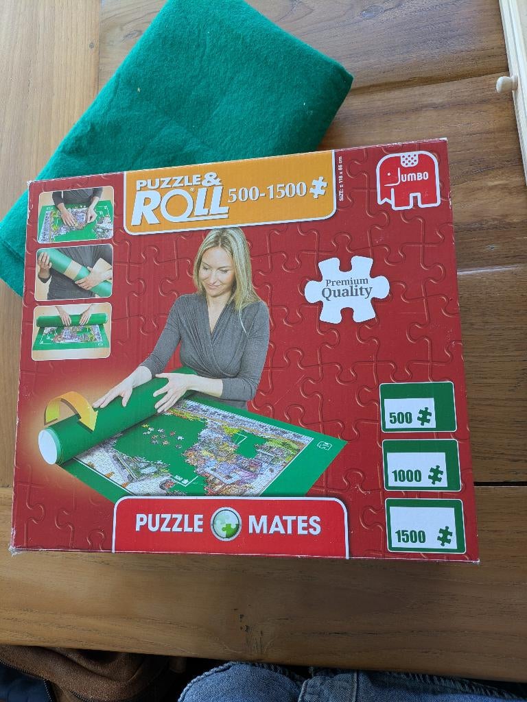 Puzzelmat, Ophalen of Verzenden, 500 t/m 1500 stukjes, Gebruikt, Legpuzzel