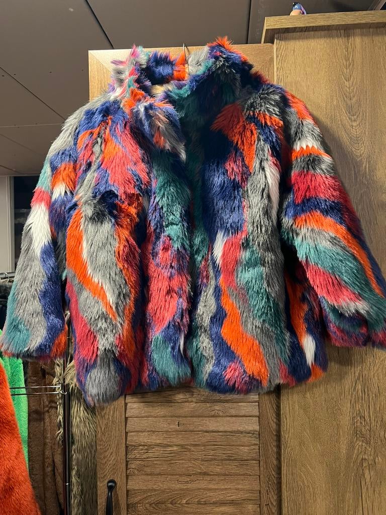 prachtig bontjasje, Kleding | Dames, Carnavalskleding en Feestkleding, Ophalen of Verzenden, Zo goed als nieuw, Maat 38/40 (M)