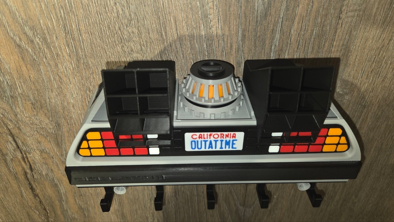 Delorean Back to the Future sleutelhouder, Meerkleurig, Overige stijlen, Nieuw, Kunststof