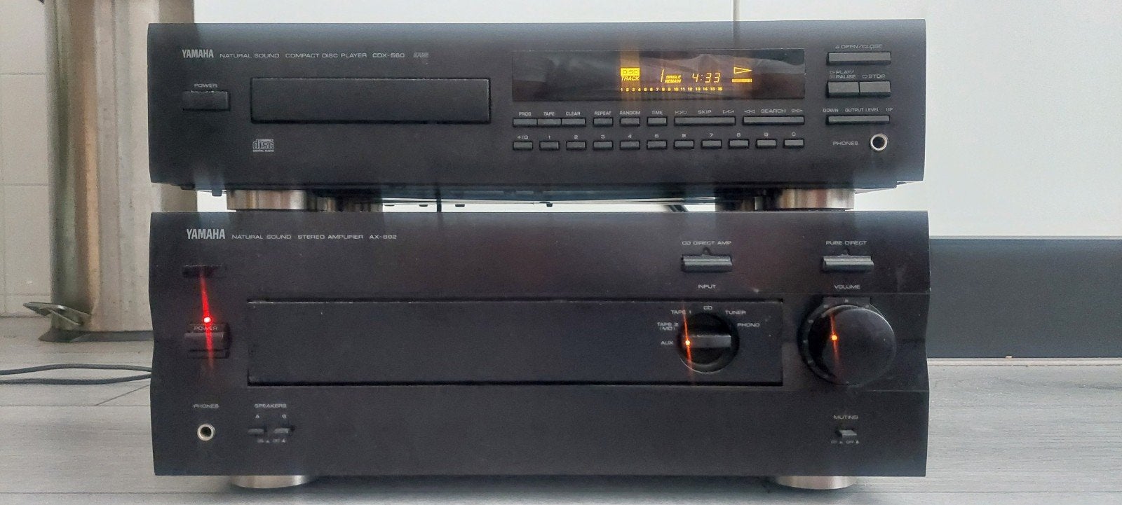 Yamaha AX-892| CDX-560, Audio, Tv en Foto, Versterkers en Receivers, Ophalen, Gebruikt, Yamaha, 60 tot 120 watt