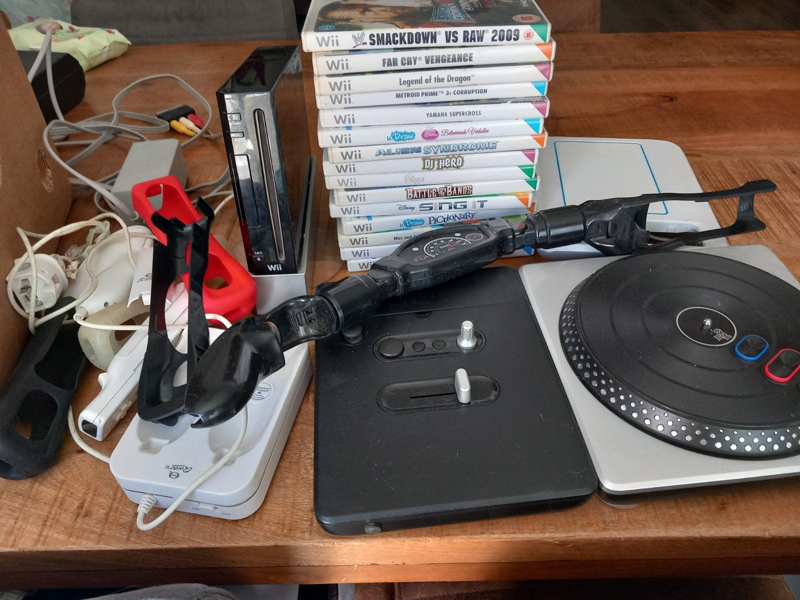 Nintendo wii met veel accessoires, Spelcomputers en Games, Ophalen, Overige genres, 1 speler, Zo goed als nieuw