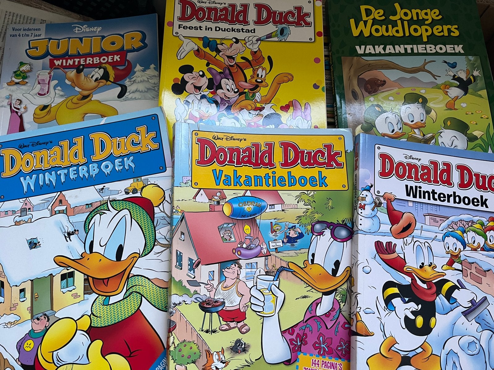 Donald Duck Winterboeken en Vakantieboeken - Diverse, Meerdere stripboeken, Ophalen of Verzenden, Gelezen
