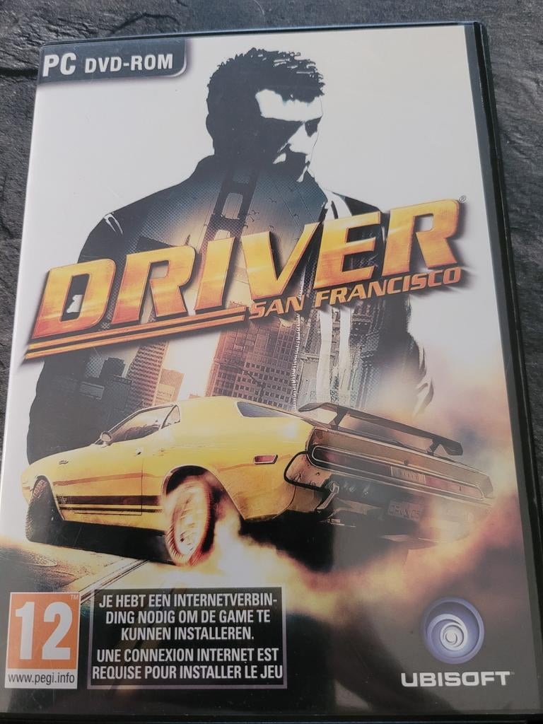 Driver San Francisco PC DVD-ROM - Race & Actie Game, Spelcomputers en Games, Games | Pc, Online, Gebruikt, 1 speler, Racen en Vliegen