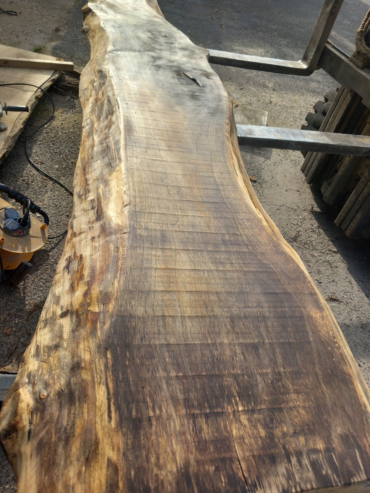 Boomstamtafels, tafelbladen en planken - Diverse houtsoorten, Ophalen, Eikenhout, 50 tot 100 cm, Rechthoekig