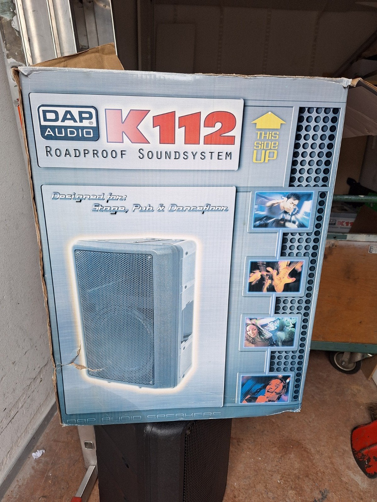 DAP Audio K-112 Pure Power Party Speaker met statief, Audio, Tv en Foto, Luidsprekers, Gebruikt, Inclusief standaarden, Party speaker