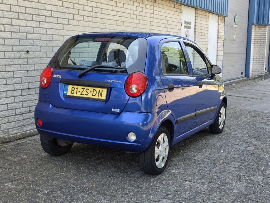 Chevrolet Matiz 0.8 Spirit 5D Elektr. Pakket Nw APK ✅, Gebruikt, 200 kg, Blauw, Origineel Nederlands