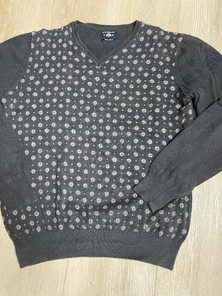 te koop Heren Trui State of Art maat L, State of Art, Bruin, Verzenden, Maat 56/58 (XL)