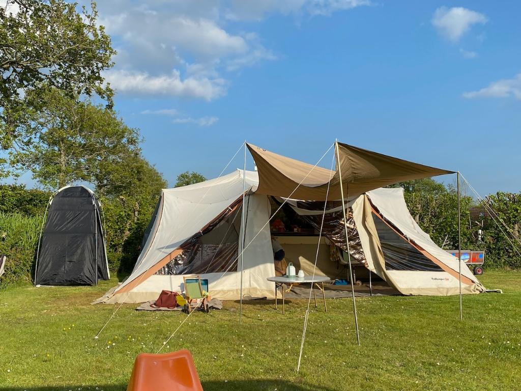 Holtkamper Flyer vouwwagen met originele stapelbed, Caravans en Kamperen, Vouwwagens, Ophalen, Holtkamper