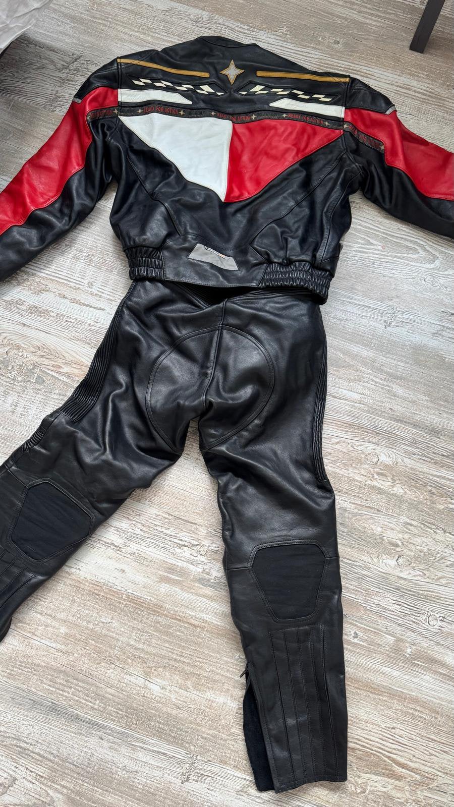 Leren Motorpak Combi, Motoren, Ophalen, Tweedehands, Heren, Combipak