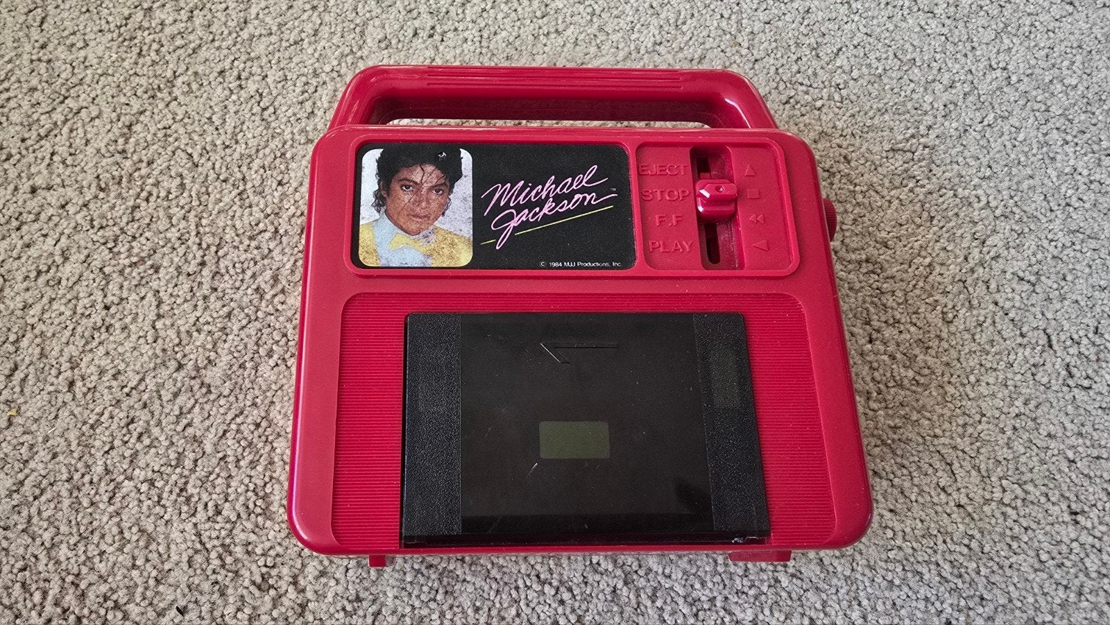 Michael jackson 1984 official radio cassette vanity fair ert, Ophalen of Verzenden