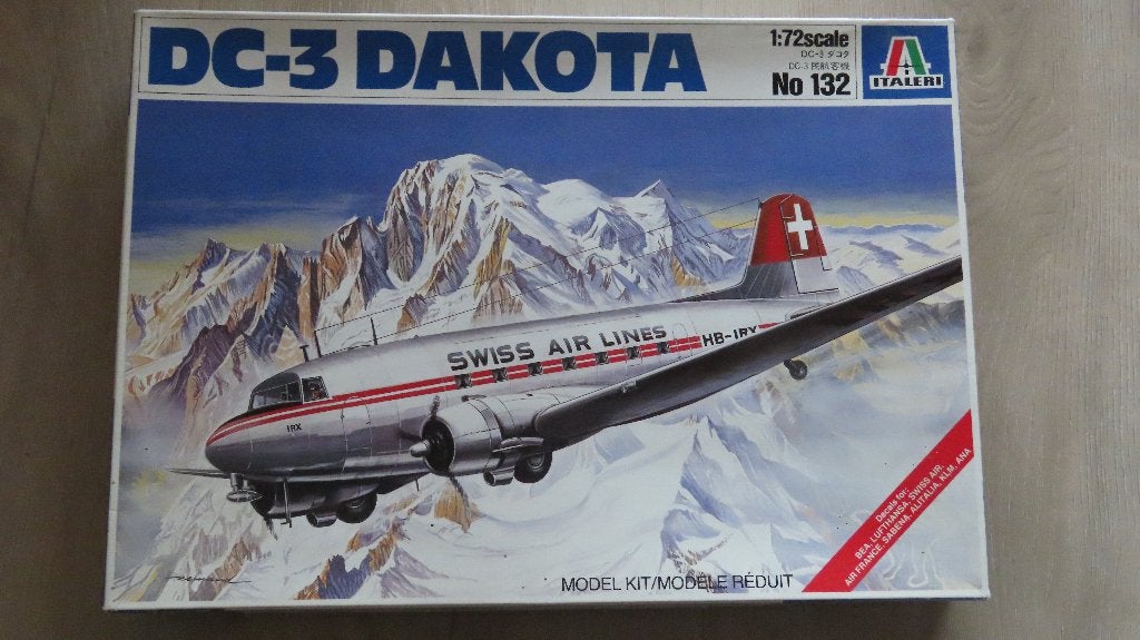 DC-3 Dakota KLM Italeri 1/72, 1:72 tot 1:144, Italeri, Nieuw, Ophalen of Verzenden