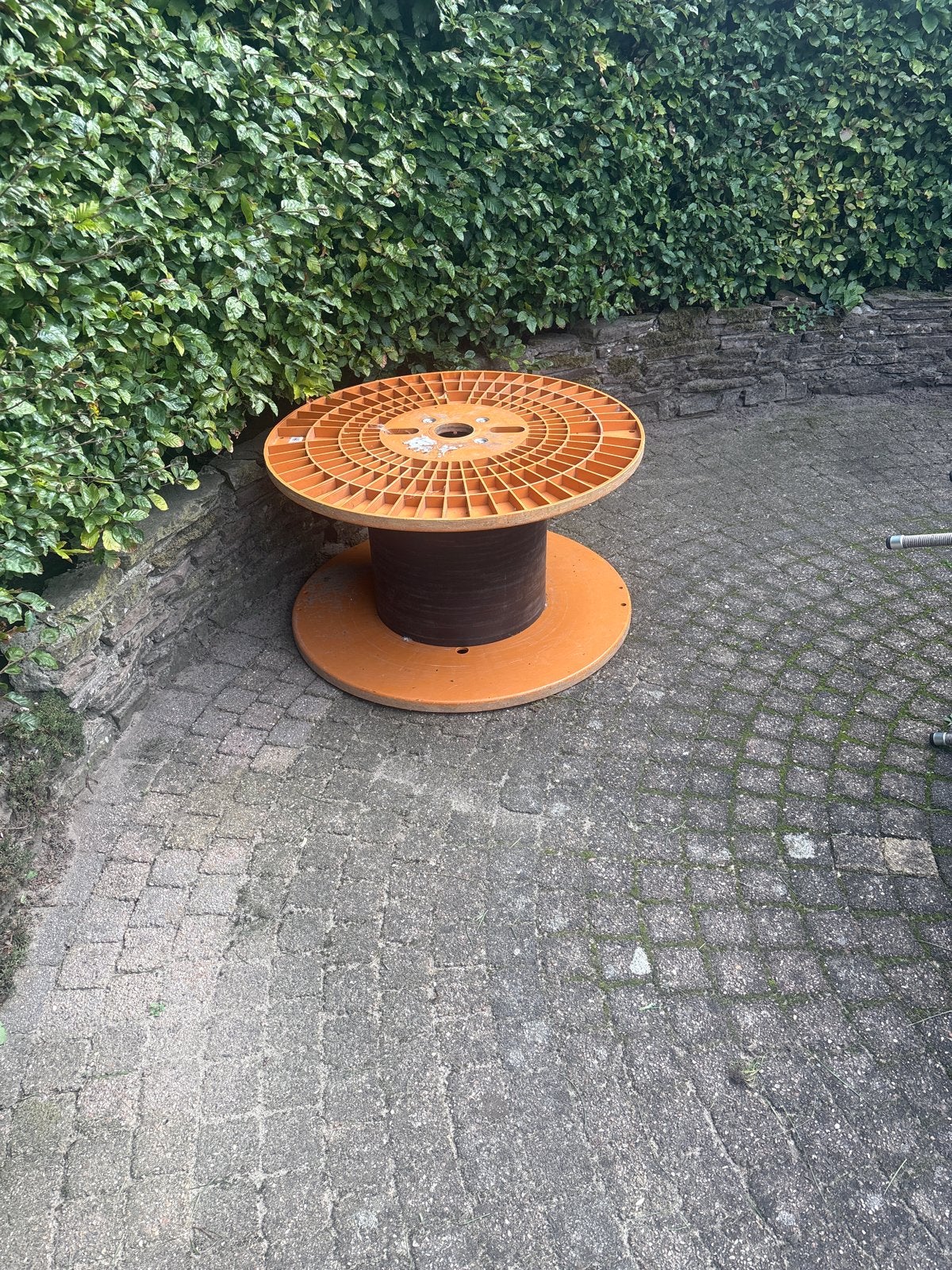 Grote kabelhaspel - ideaal als tuintafel, Huis en Inrichting, Kunststof, Gebruikt, Rond, Ophalen of Verzenden
