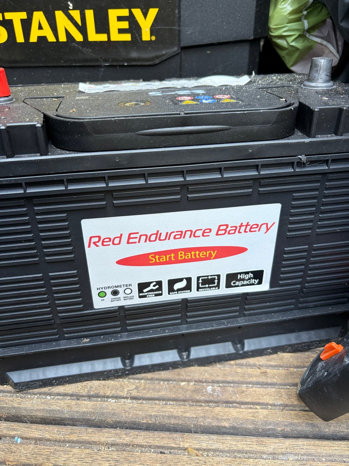 Red Endurance Startaccu 102 Ah 720A, Ophalen, Gebruikt, Universele onderdelen