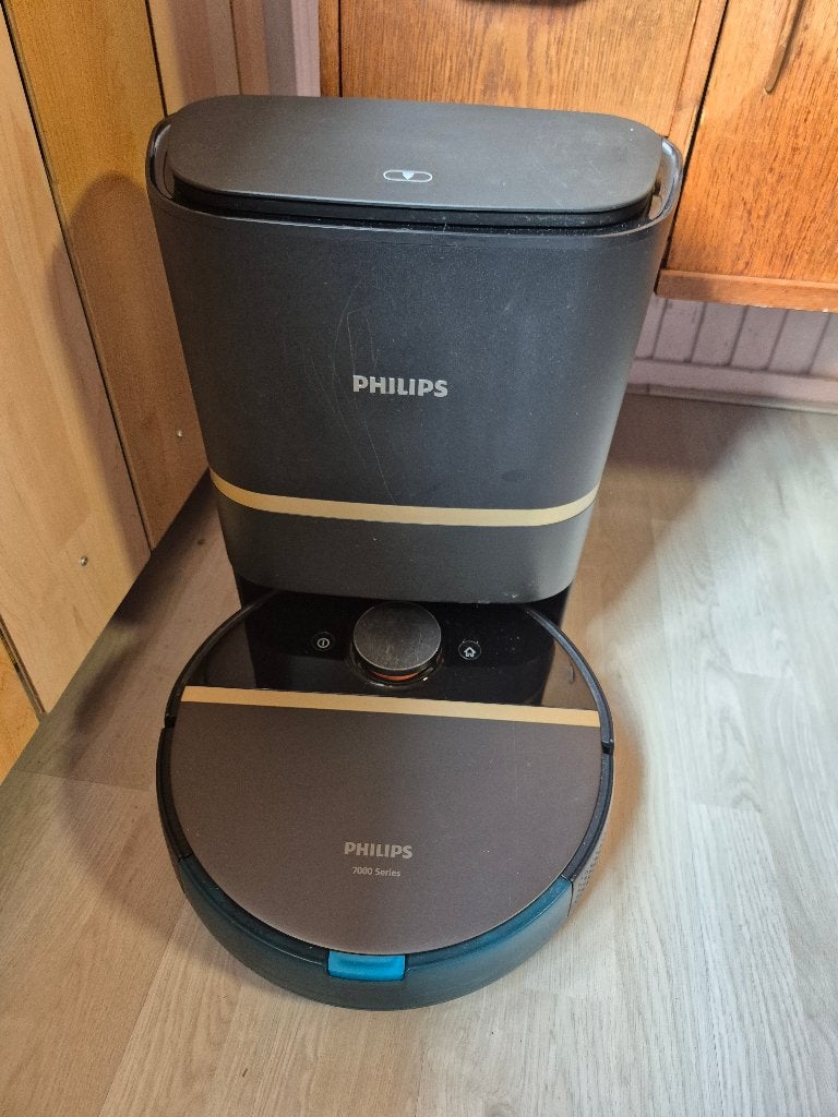 Philips 7000 Series Robotstofzuiger met Dweilfunctie, Ophalen, Gebruikt, Philips, Robotstofzuiger