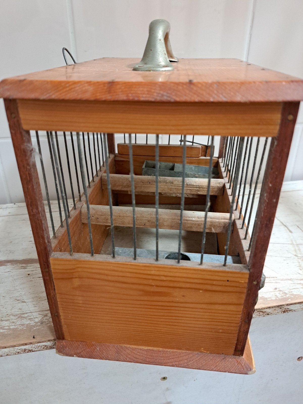 vinkenkooitje    zangkooitje, Dieren en Toebehoren, Ophalen, Hout, Vogelkooi