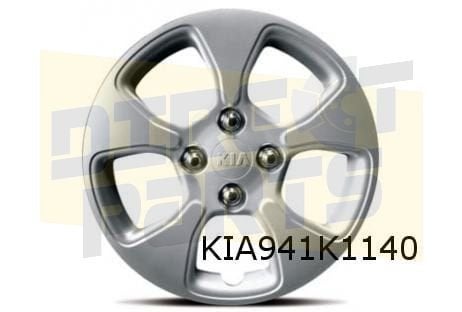 Kia Picanto Wieldoppen set (4x) 14'' (zilver) Origineel! 1YF, -, -, Nieuw, Ophalen of Verzenden