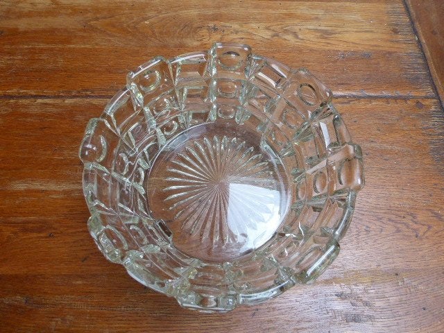 Persglazen art deco schaal, Feigl & Morawetz, Libochevice, Ophalen of Verzenden