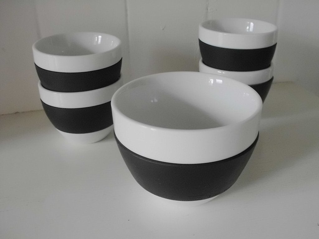 5 x retro vintage koppen, mokken,  koziol aroma, Matteo Thun, Huis en Inrichting, Keuken | Servies, Ophalen, Gebruikt, Overige merken