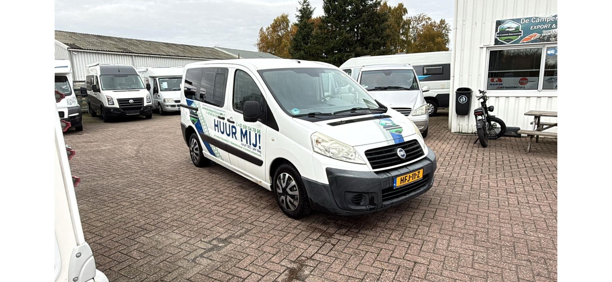 Fiat Scudo Combinato 10 1.6 MultiJet KH1, Auto's, Fiat, Gebruikt, 2000 kg, Wit, 9 stoelen